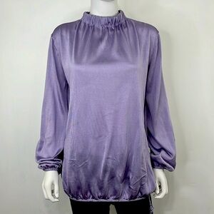 VERY RARE Tom Ford open back lavender blouse top